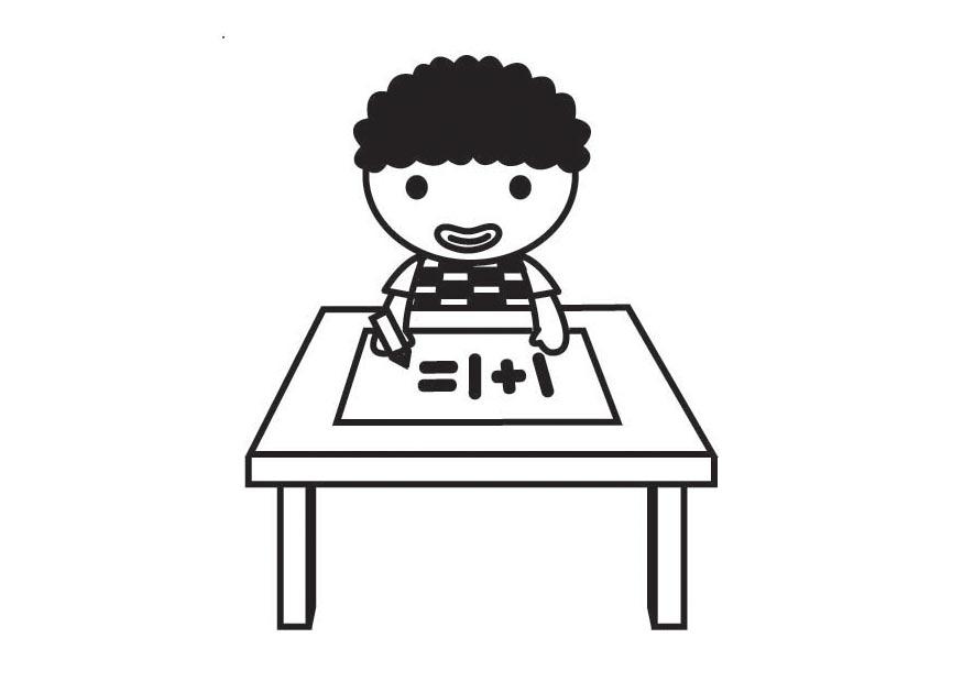 Página para colorir o direito A  educaA§A£o 